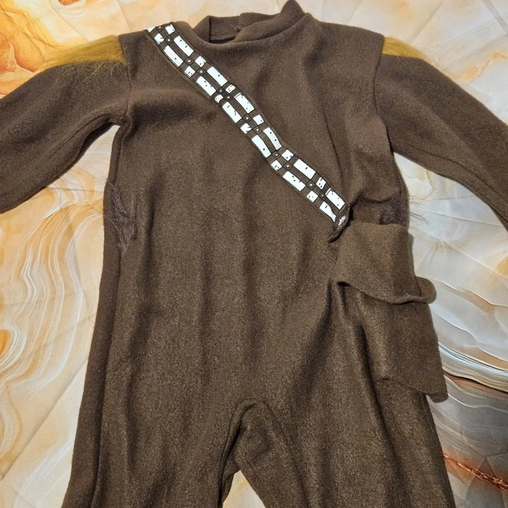 Star Wars Chewbacca Wookiee Toddler Costume Rubie's Jumpsuit Hood Halloween